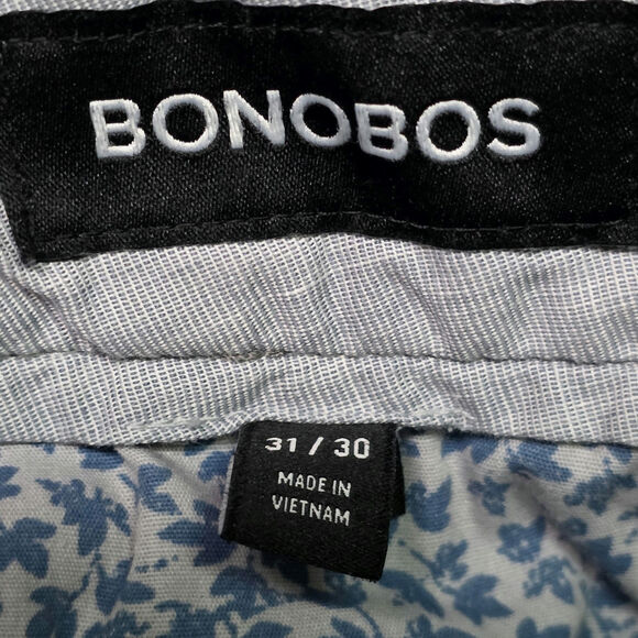 Bonobos Slim Fit Chino Pants Men’s 31x30 Tan Khaki Casual - Picture 3 of 5